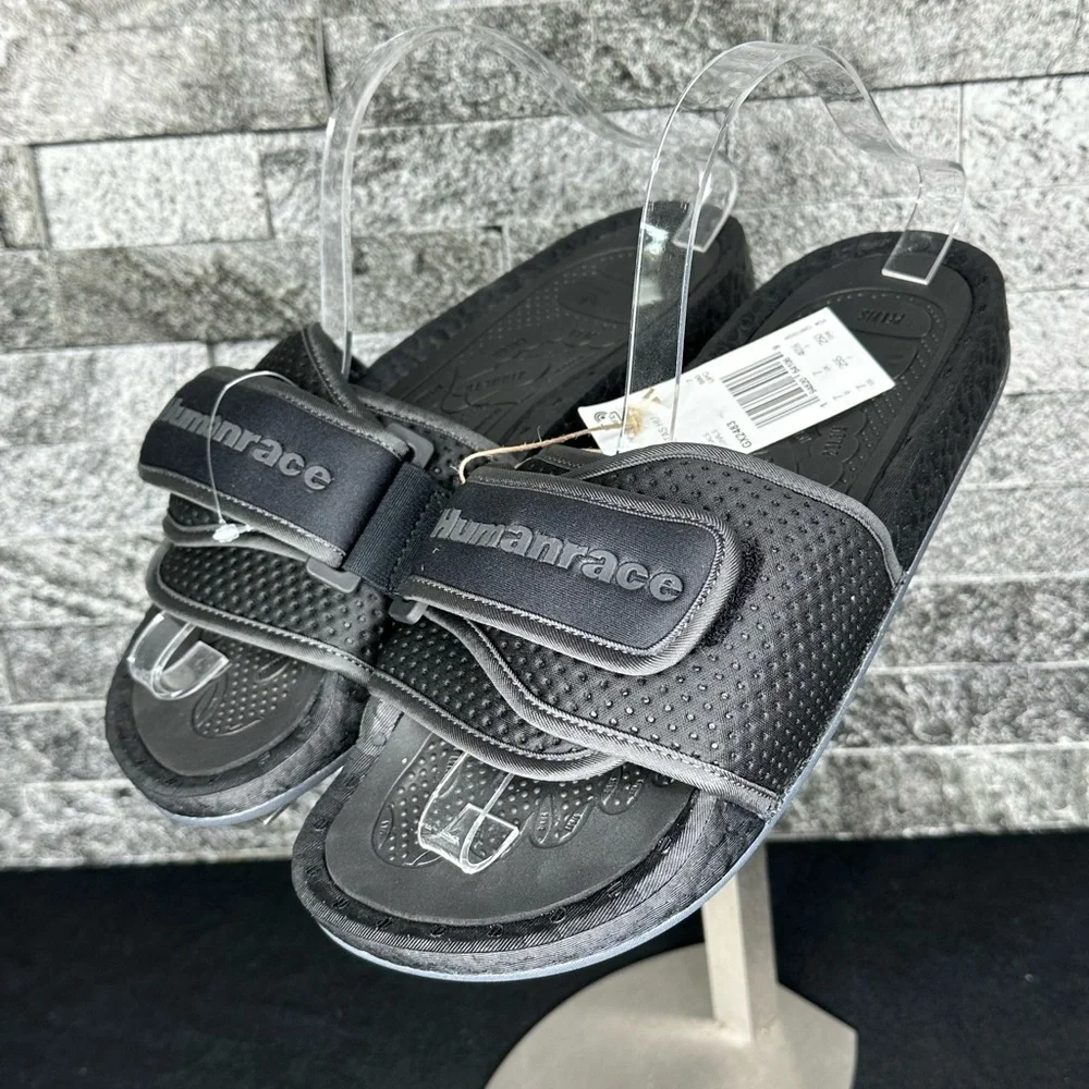 Adidas - Pharrell x Chancletas Human Race Black Future - M7W8.5
